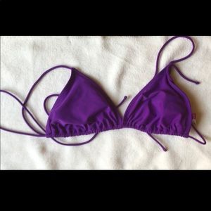 Cute Purple xlarge bikini top swim bathing suit